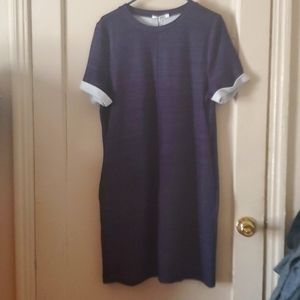 Blue Shauna Tee Dress L